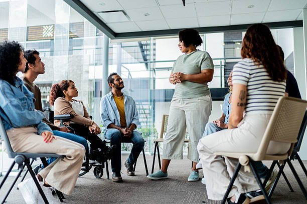 Life coaching session helping an individual move from feeling stuck to achieving personal and professional success